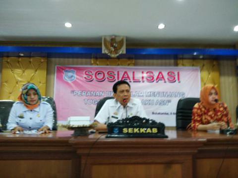 ANGGOTA DARMA WANITA PERSATUAN DIHARAP BISA MENDETEKSI PENYALAHGUNAAN NARKOBA DI KALANGAN ASN.