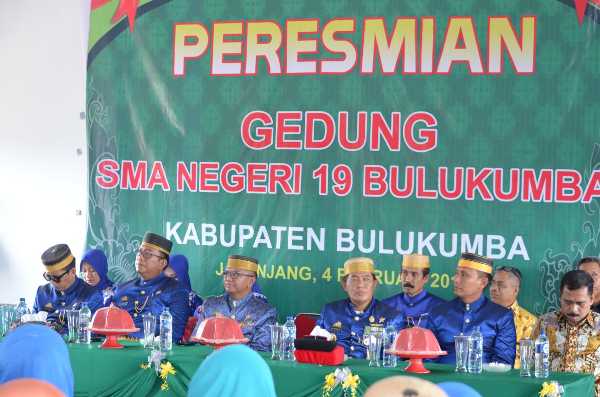 Pembangunan Gedung SMAN 19 Bulukumba Diresmikan