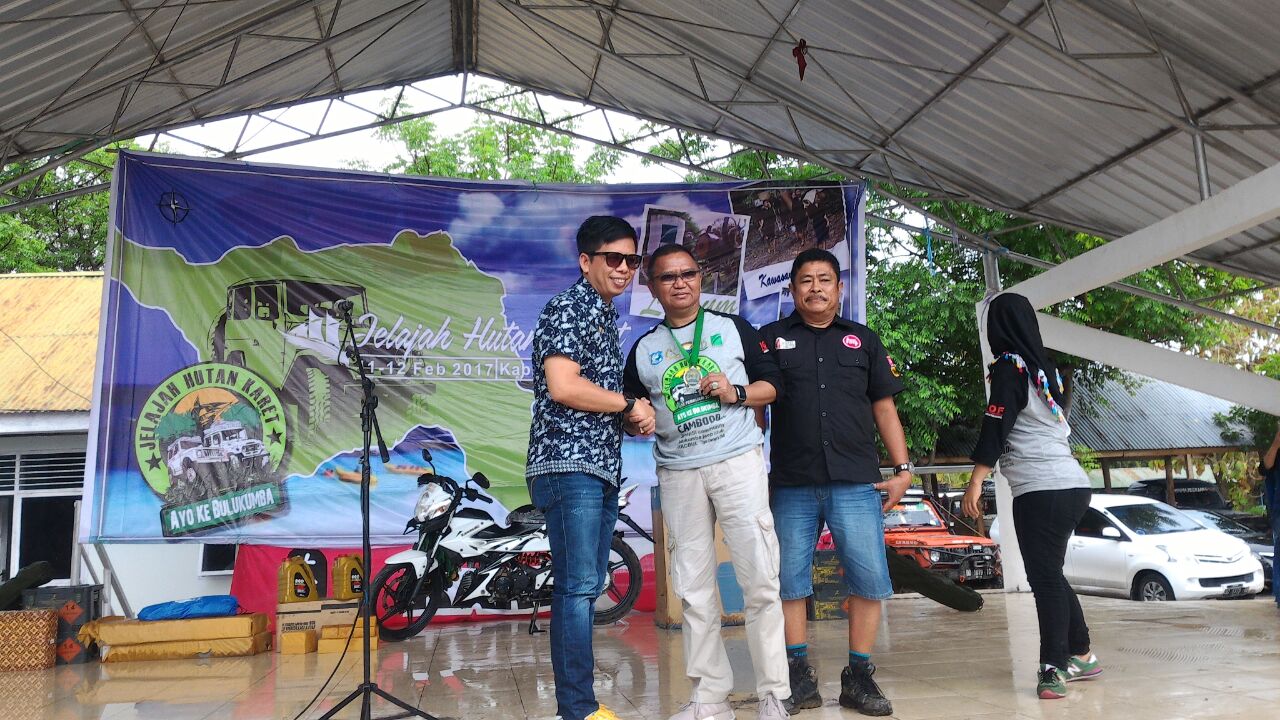 Penutupan Jelajah Hutan Karet, Offroader Puas dengan Medannya