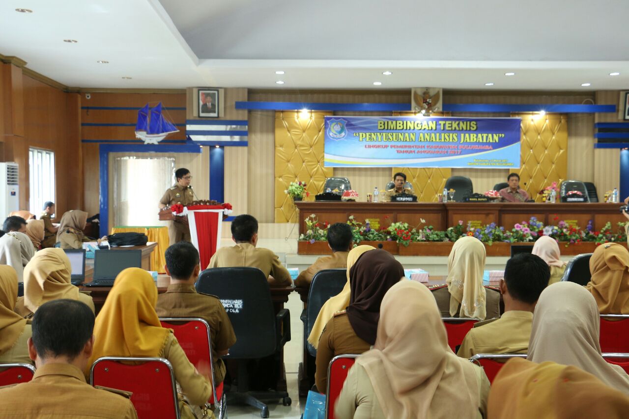 Wabup Buka Bimtek Penyusunan Analisis Jabatan