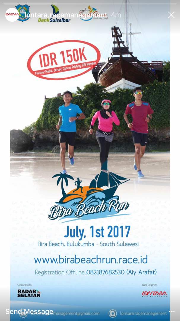 Bira Beach Run Menjadi Event Tahunan