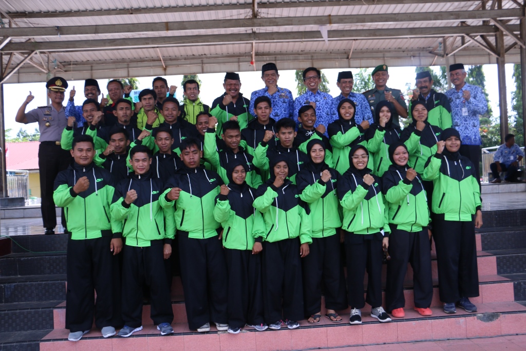 Bupati Lepas Tim Pra Porda Pencak Silat
