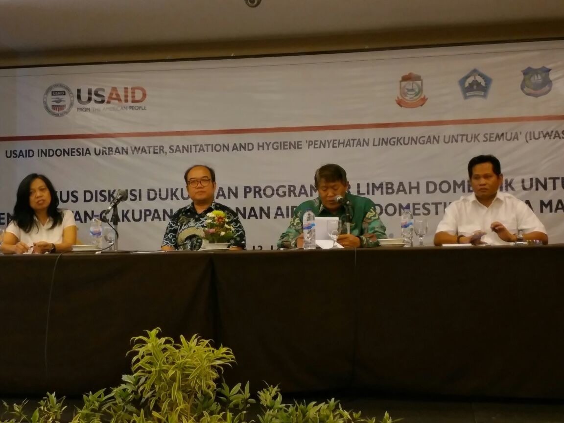 Bupati Hadiri Diskusi Program USAID-IUWASH Plus
