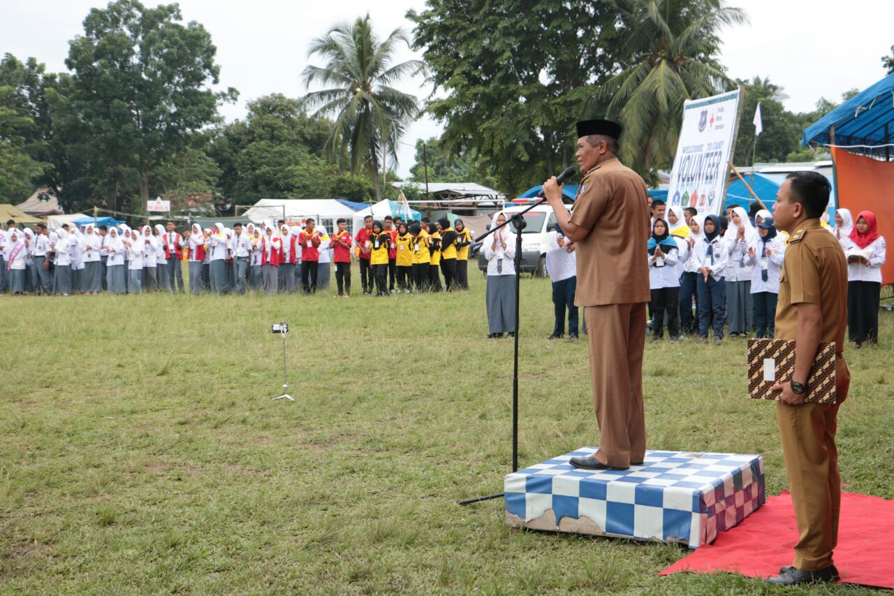 Bupati Buka  Perkemahan Hari Sukarelawan PMI