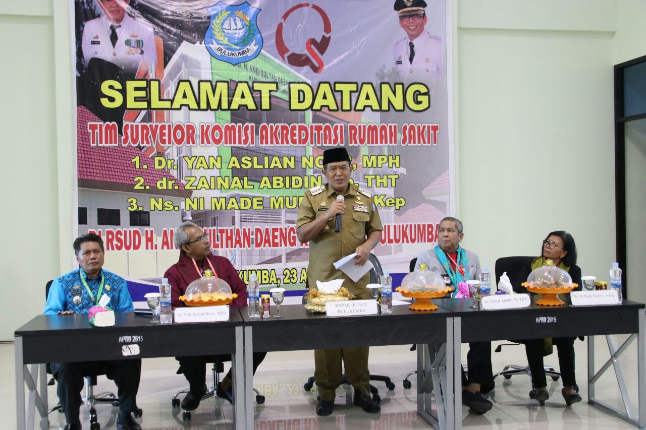 Bupati Terima Tim Survey KARS