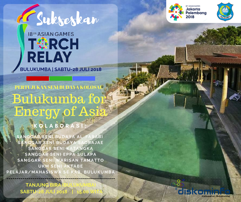 Sekilas Rencana Torch Relay Asian Games di Bulukumba.