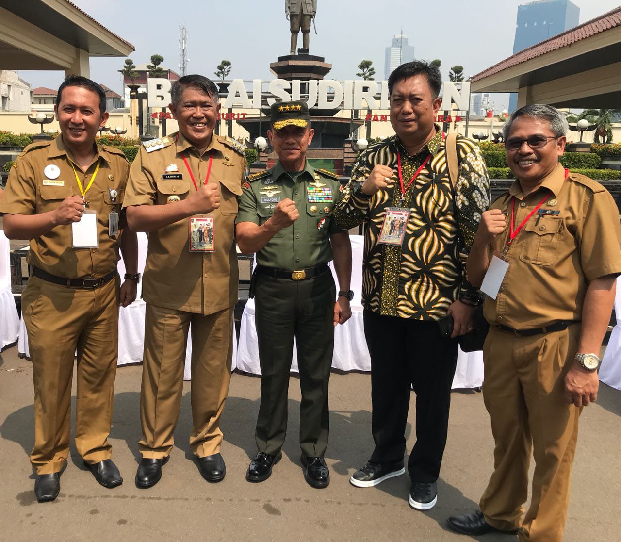 KASAD UCAPKAN TERIMA KASIH KEPADA BUPATI BULUKUMBA