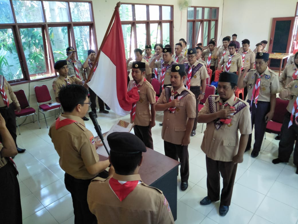 Kwarcab Gelar Pelatihan Siaga Bencana Pramuka Peduli