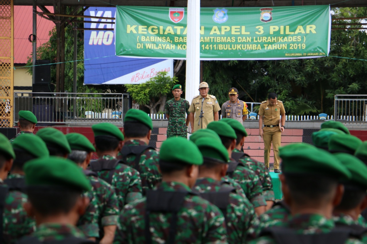 Apel Tiga Pilar Digelar Untuk Jalin Kebersamaan dan Sinergitas