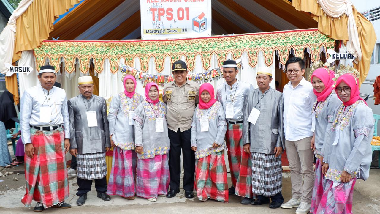 Usai Mencoblos, Bupati dan Wabup Pantau TPS