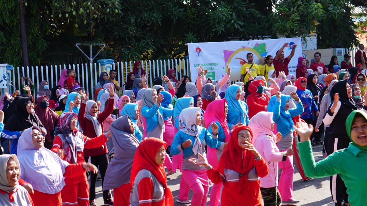 Senam Massal Diikuti Ribuan Peserta Kemenpora: Sehat dan Bahagia Dengan Berolahraga