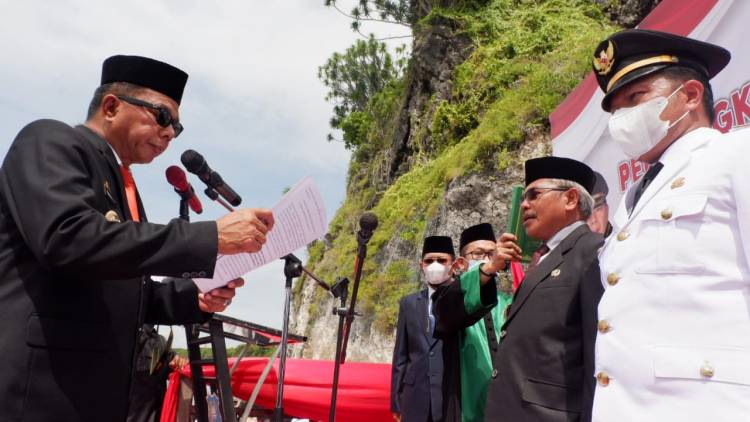Ali Saleng Dilantik Jadi Sekda di Titik Nol Bira