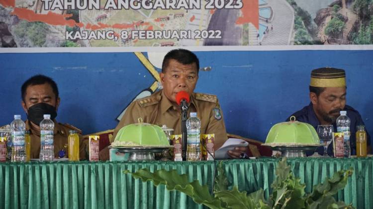 Buka Musrenbang Kajang Andi Utta Minta Kades dan Warganya Awasi Pelaksanaan Proyek