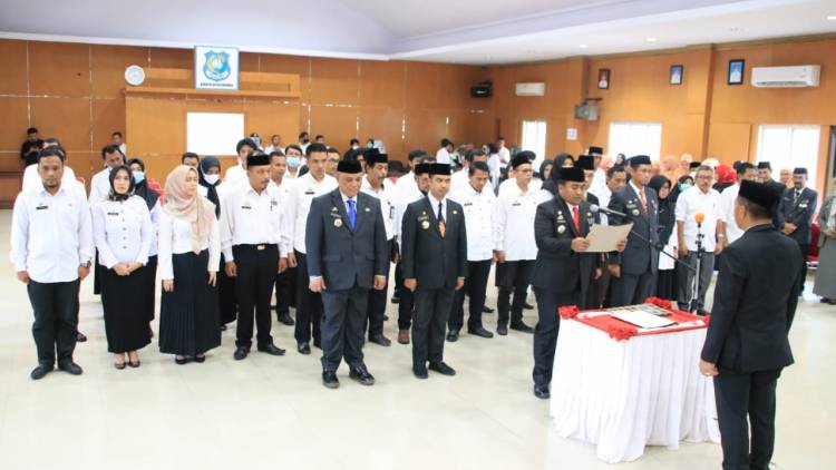 Gerbong Mutasi Bergerak, 5 Pejabat Tinggi Pratama Hasil Selter Dilantik