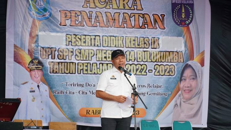 Hadiri Penamatan SMP 14 Bulukumba, Andi Utta Kenang Masa Sekolah hingga Maju Pilkada 