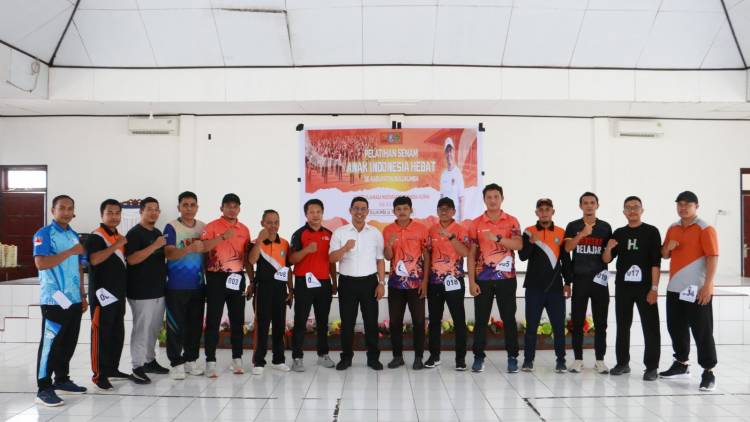 Wabup Andi Edy Manaf Buka Pelatihan Senam Anak Indonesia Hebat
