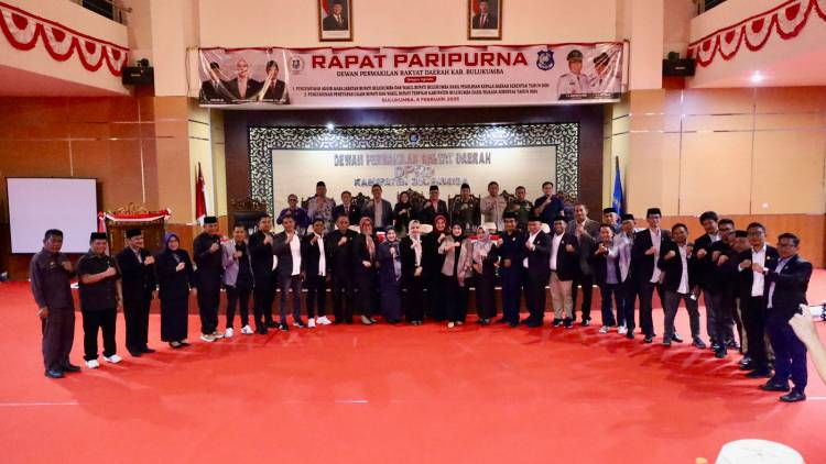 Dihadiri Edy Manaf, DPRD Umumkan Penetapan Bupati-Wabup Terpilih Bulukumba dan Akhir Masa Jabatan Bupati-Wabup Bulukumba