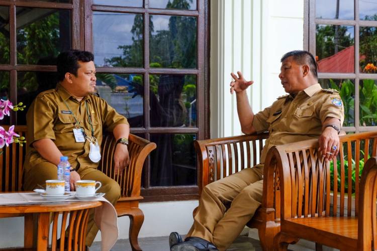 Bupati Andi Utta Terima Kunker Kemal Redindo Syahrul