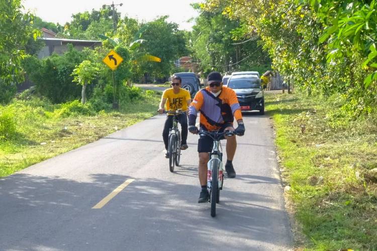 Usai Musrenbang di Bontobahari, Andi Utta Tancap Sepeda ke Bira
