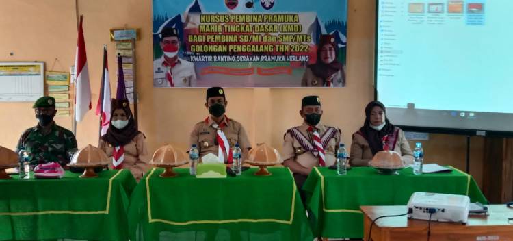 Maksimalkan Pembinaan Pramuka kepada Peserta Didik, Kwarran Herlang Gelar KMD