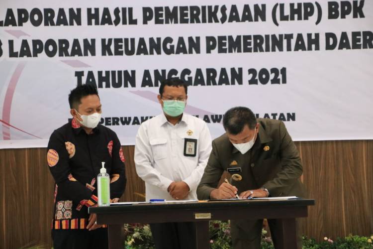 Di tangan Andi Utta, Pemkab Kembali Raih WTP