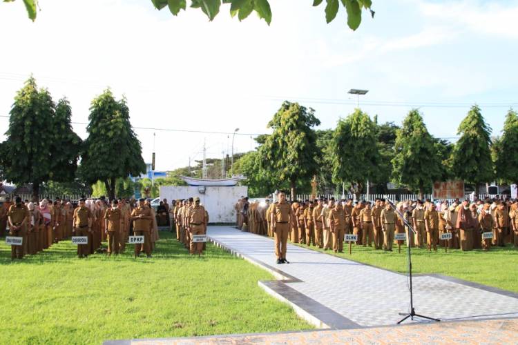 Apel Gabungan OPD Bupati Andi Utta: Jangan Tutup Jalan