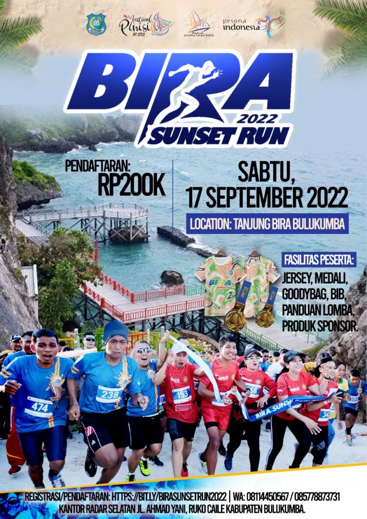Bira Sunset Run Digelar 17 September 2022