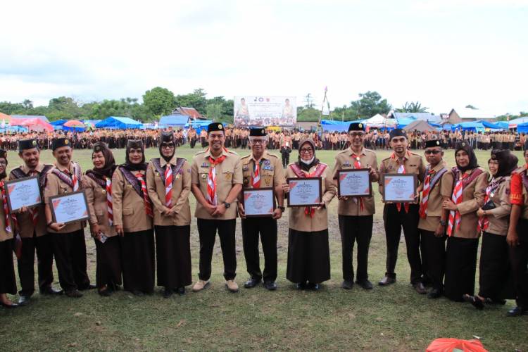 Wabup Edy Manaf Lepas Peserta Jambore Nasional 2022