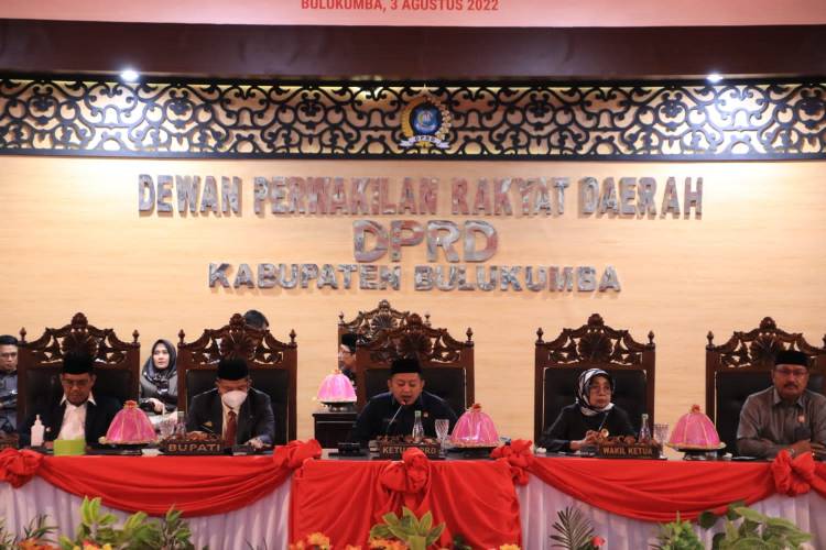 Melalui Rapat Paripurna, Pemda-DPRD Bulukumba Setujui 3 Ranperda