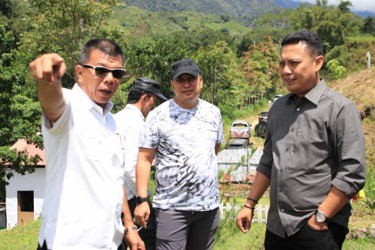 Didampingi Andi Utta, AIA dan Balai Wilayah Sungai Pompengan Jeneberang Tinjau Lokasi Bendungan Kahayya