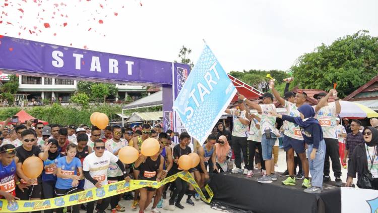 Runners Kagum dengan Spot Wisata Bira Sunset Run 2022