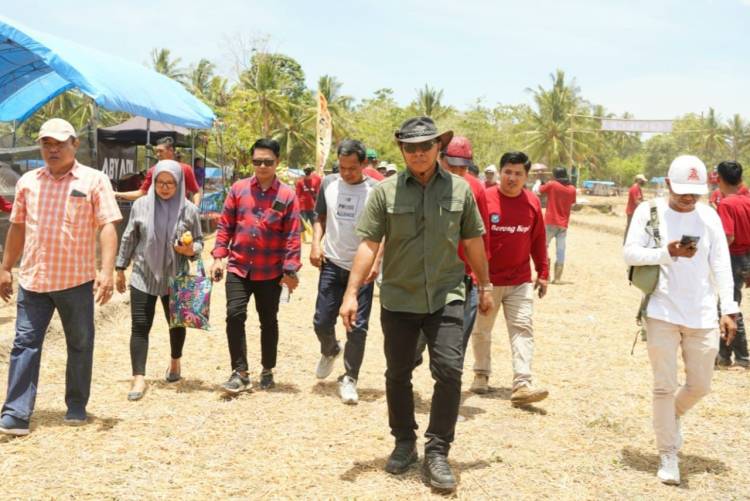 Bupati Andi Utta Buka Lomba Motor Kros Ojek Gabah