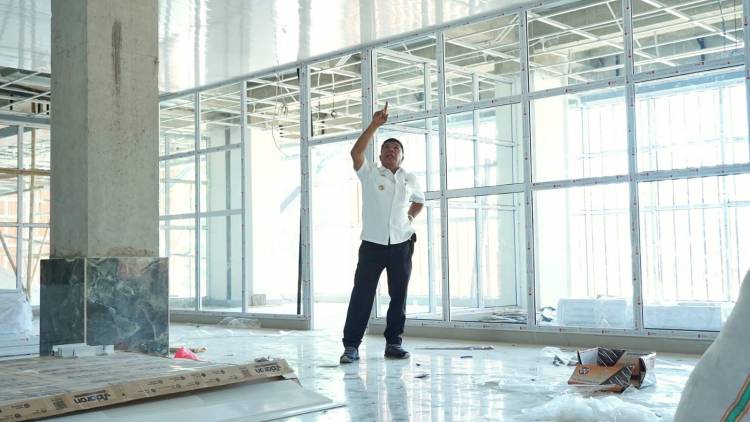 Bupati Andi Utta Pantau Pekerjaan Satap. Progres Sudah Capai 79,36 Persen