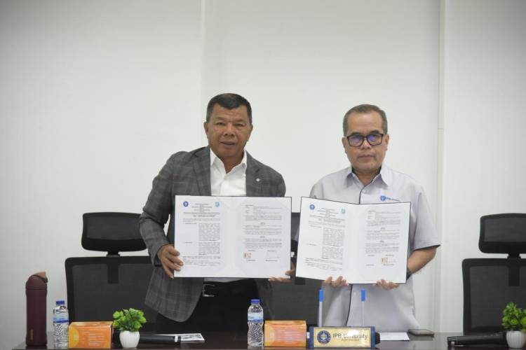 Dorong Inovasi Pertanian dan Riset Kelautan, Bupati Andi Utta Teken Kerjasama IPB University