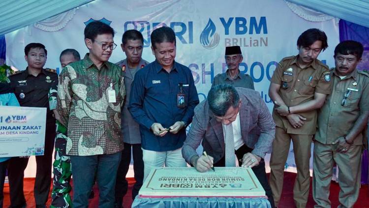 Bupati Andi Utta Luncurkan Program WASH di Desa Kindang, Hasil Zakat Karyawan BRI