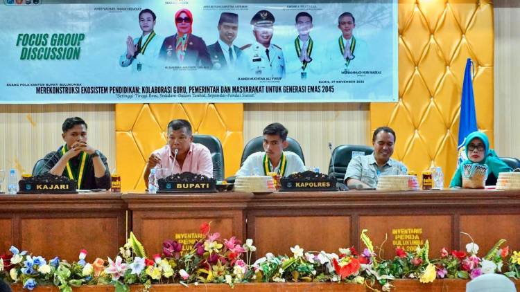Berjam-jam, Bupati Andi Utta Dialog Bersama Mahasiswa Bulukumba