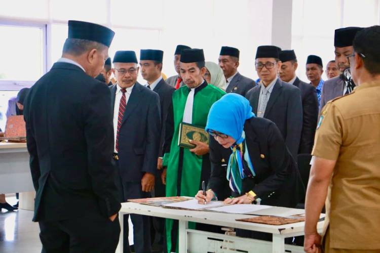 Bupati Bulukumba Andi Utta Lantik Puluhan Pejabat Eselon II 