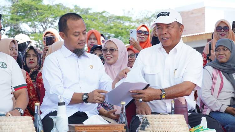 Gubernur Andi Sudirman Sulaiman Resmikan Kolam Labuh Bentenge