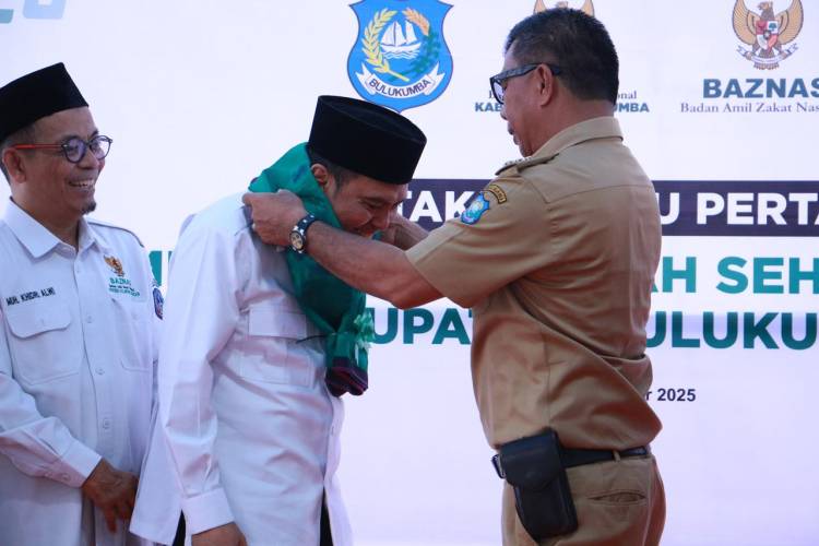 Kinerja Baik, Baznas Bulukumba Dapat Reward Pembangunan Rumah Sehat