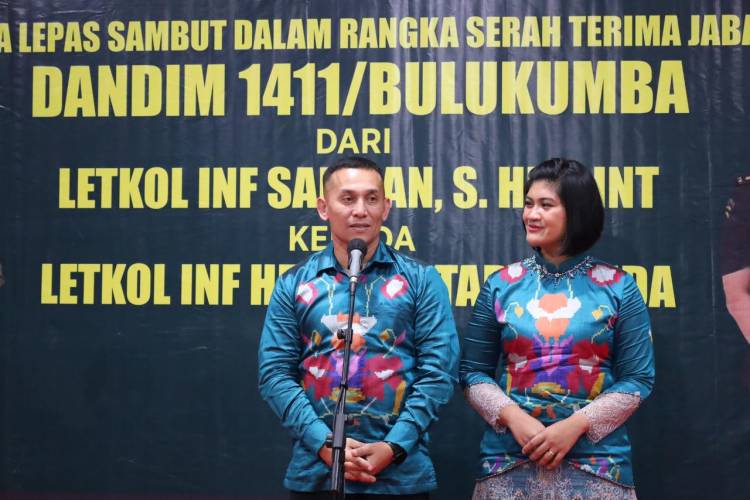 Lepas Sambut Dandim 1411 Bulukumba, Bupati: Sinergi TNI dan Pemda Harus Terus Diperkuat