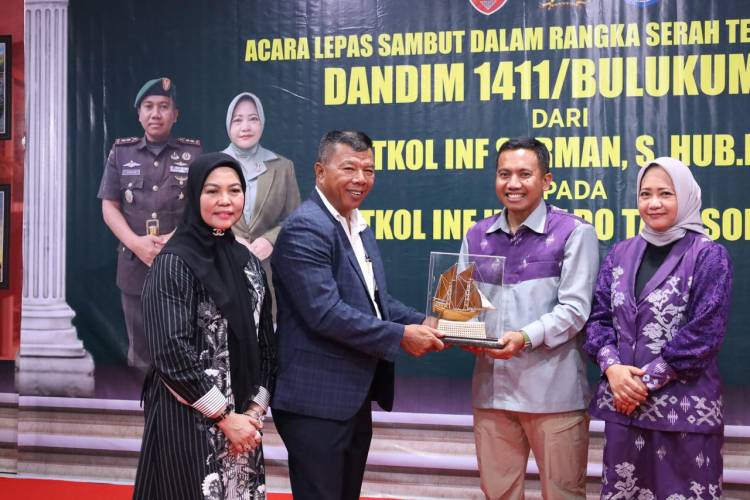 Lepas Sambut Dandim 1411 Bulukumba, Bupati: Sinergi TNI dan Pemda Harus Terus Diperkuat