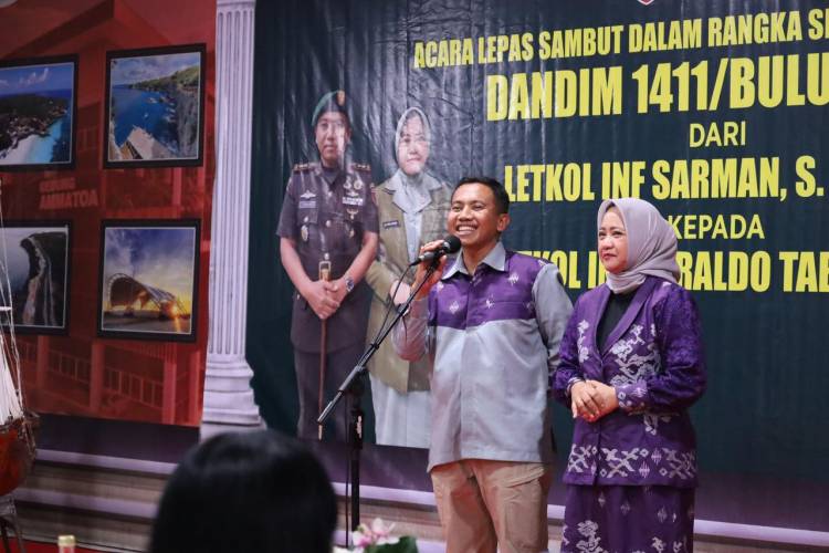 Lepas Sambut Dandim 1411 Bulukumba, Bupati: Sinergi TNI dan Pemda Harus Terus Diperkuat