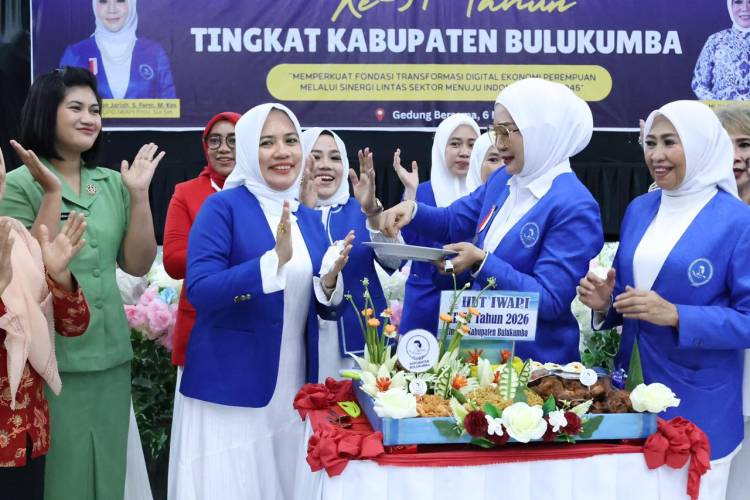 Momentum HUT, Wabup Edy Manaf Harap Sinergi IWAPI dan Pemda Bulukumba