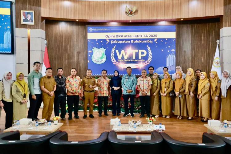 Pengelolaan Keuangan Pemkab Bulukumba Semakin Baik, Raih WTP Ke-13
