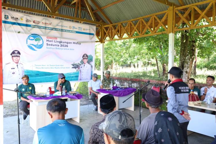 Tanam Pohon di Kindang Warnai Peringatan Hari Lingkungan Hidup Sedunia 2026