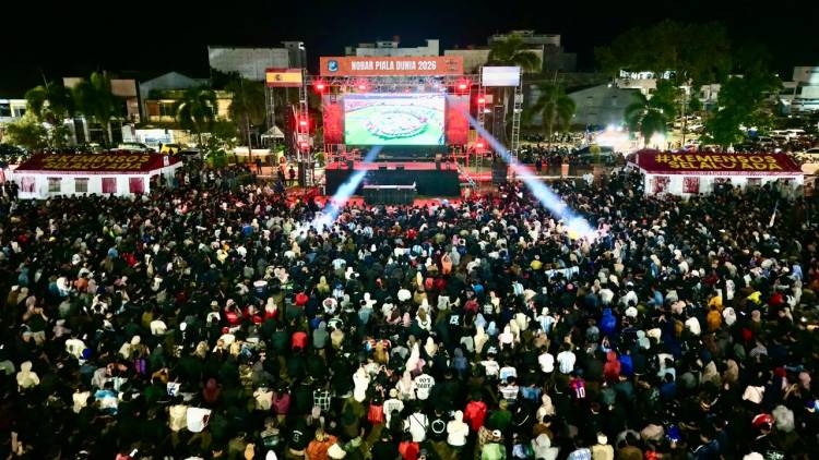 Sukses Nobar Piala Dunia 2026 di Lapda, Belasan Ribu Warga Bulukumba Saksikan Spanyol Juara
